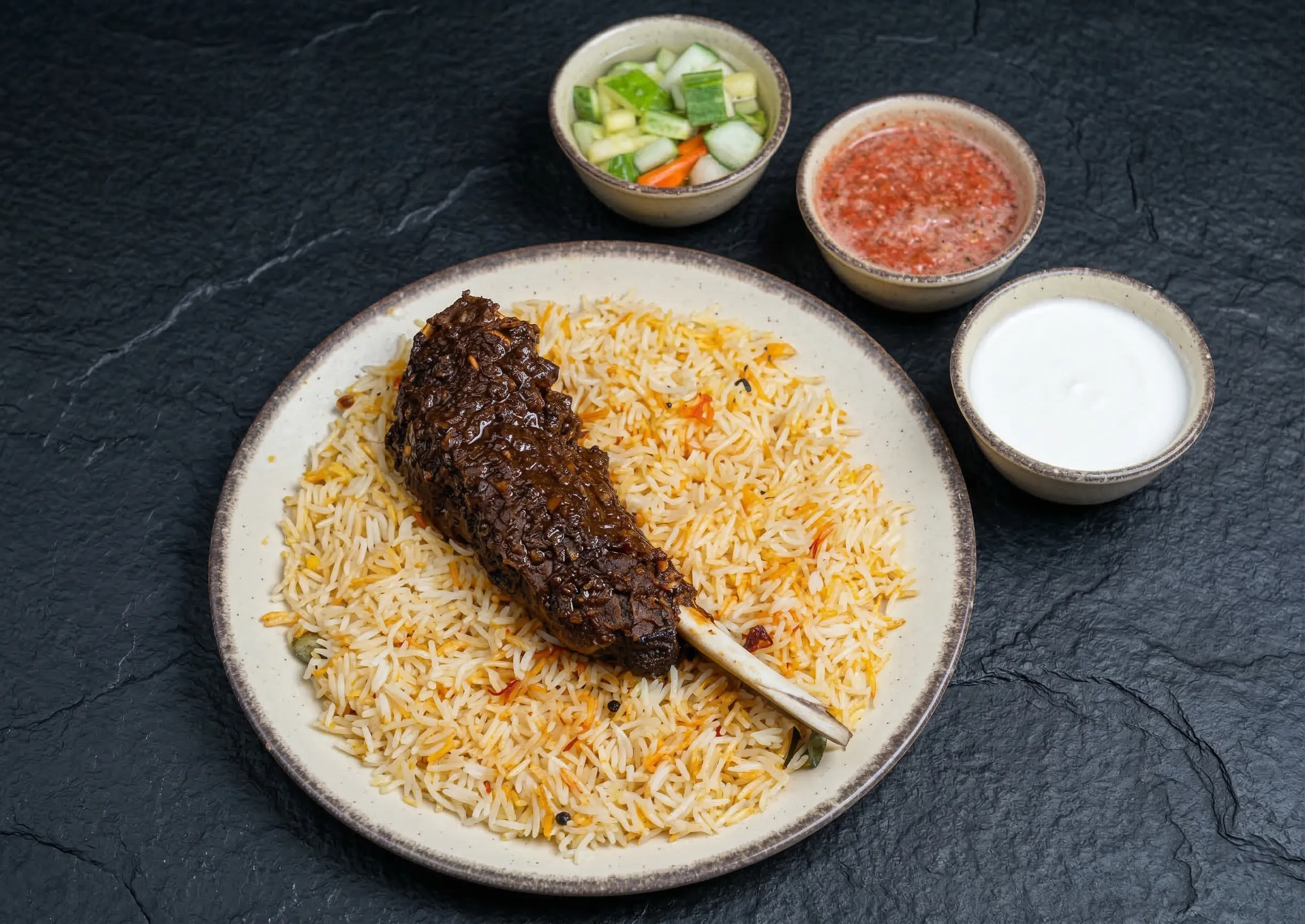 Tender Beef Rib Mandi - slow-cooked to perfection