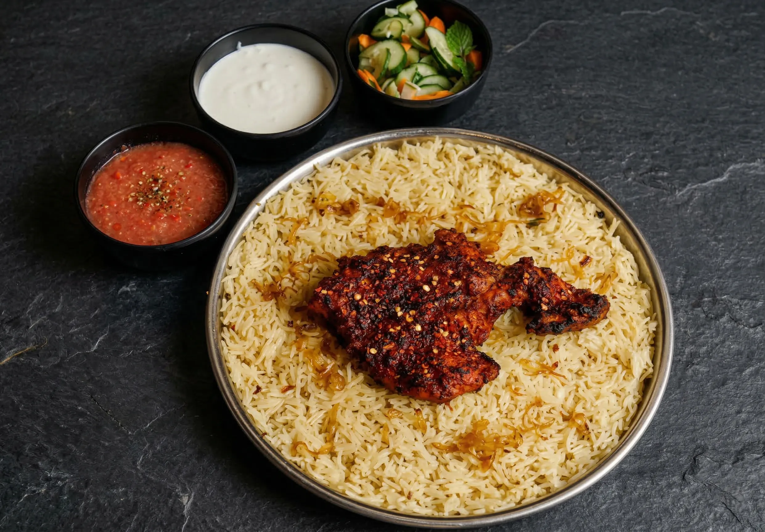 Special Honey Mandi - sweet and savory glazed chicken